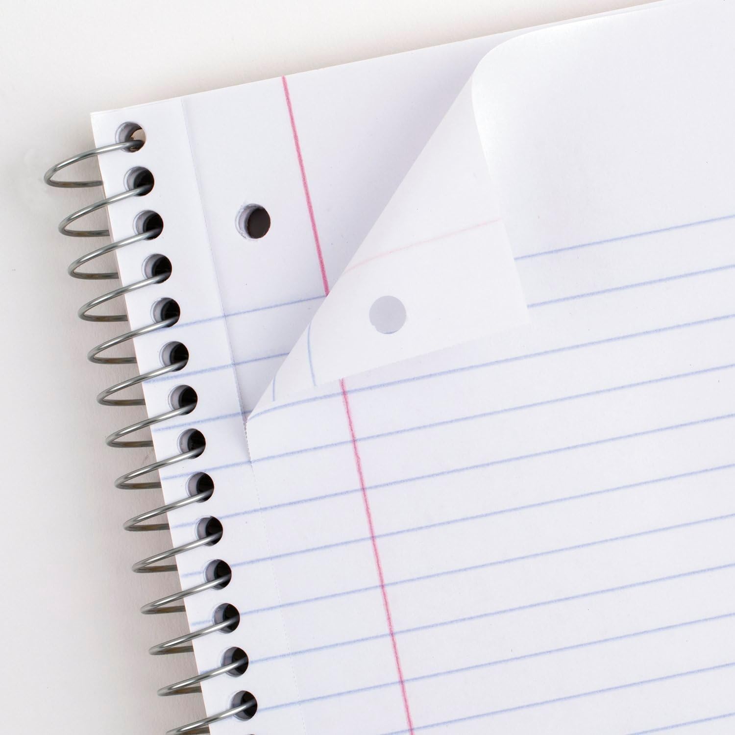 Mead Spiral Notebooks, 6 Pack, 1-Subject, College Ruled Paper, 8" x 10-1/2", 70 Sheets, Assorted Pastel Colors (830049) - Image 2