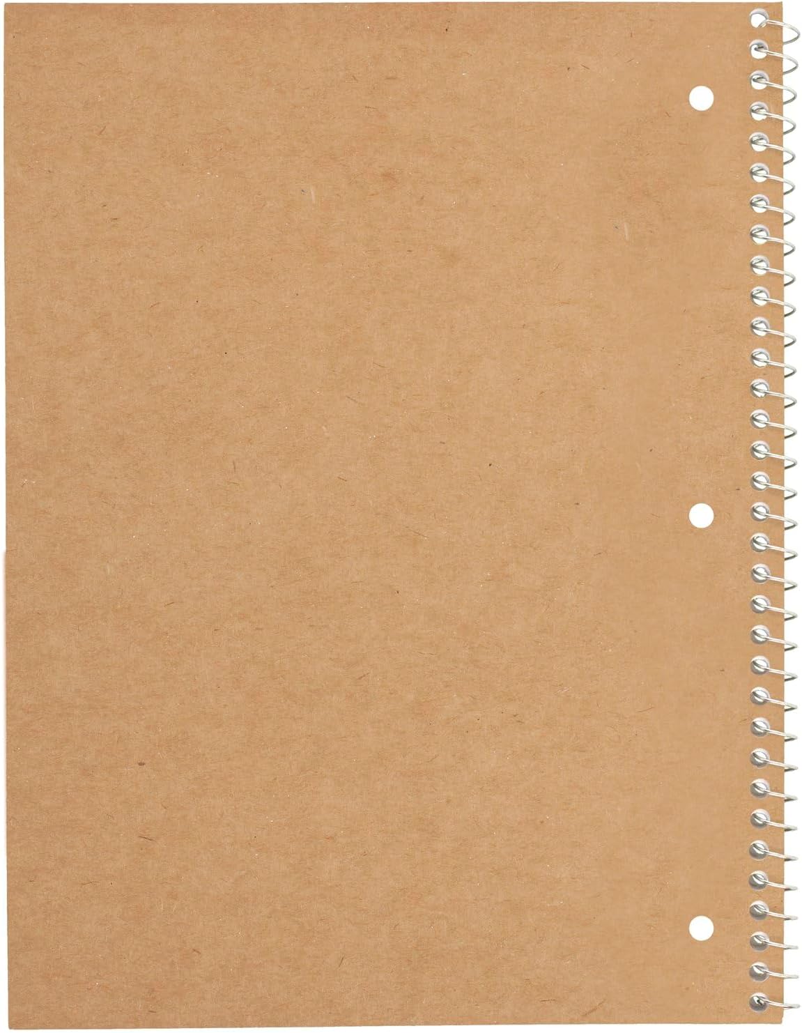 Mead Spiral Notebooks, 6 Pack, 1-Subject, College Ruled Paper, 8" x 10-1/2", 70 Sheets, Assorted Pastel Colors (830049) - Image 6